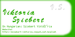 viktoria sziebert business card